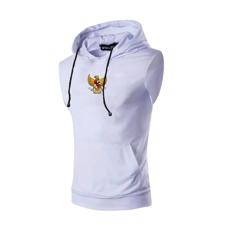 fbyoung rompi hoodie Garuda tanpa lengan