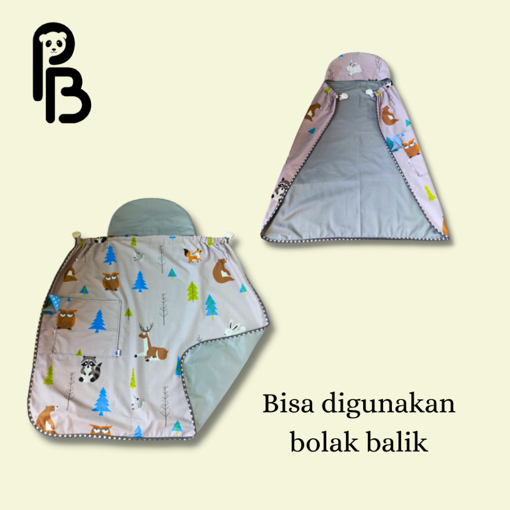 Precious Baby | Selimut Bayi On The Go | On The Go Baby Blanket | Selimut Multifungsi