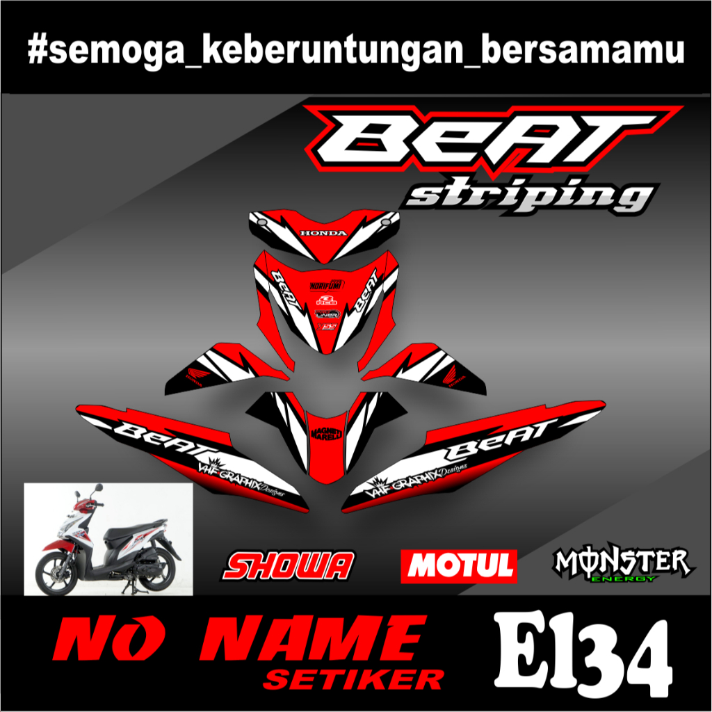 decal stiker beat fi (el34) 2013 2014 2015 stiker decal sticker