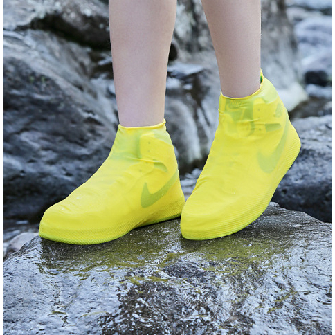 SS Cover Sepatu Anti Air Hujan Waterproof Sarung Pelindung Sepatu Karet Silikon Silicone Funcover Shoes Boots Sendal Kaki Bisa Di Cuci Silikon Murah Import