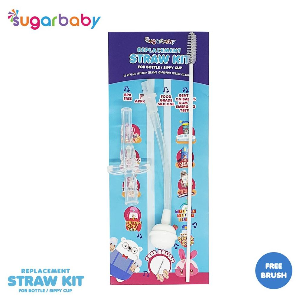 Sugar Baby Tritan Sippy Cup Deer 270ml/320ml Botol Minum Sedotan Bayi