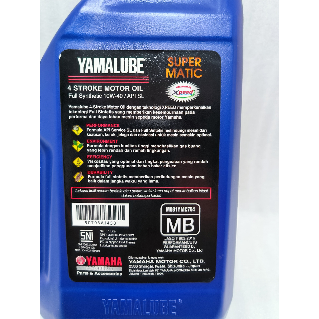 OLI Yamalube super matic ukuran 1 liter...