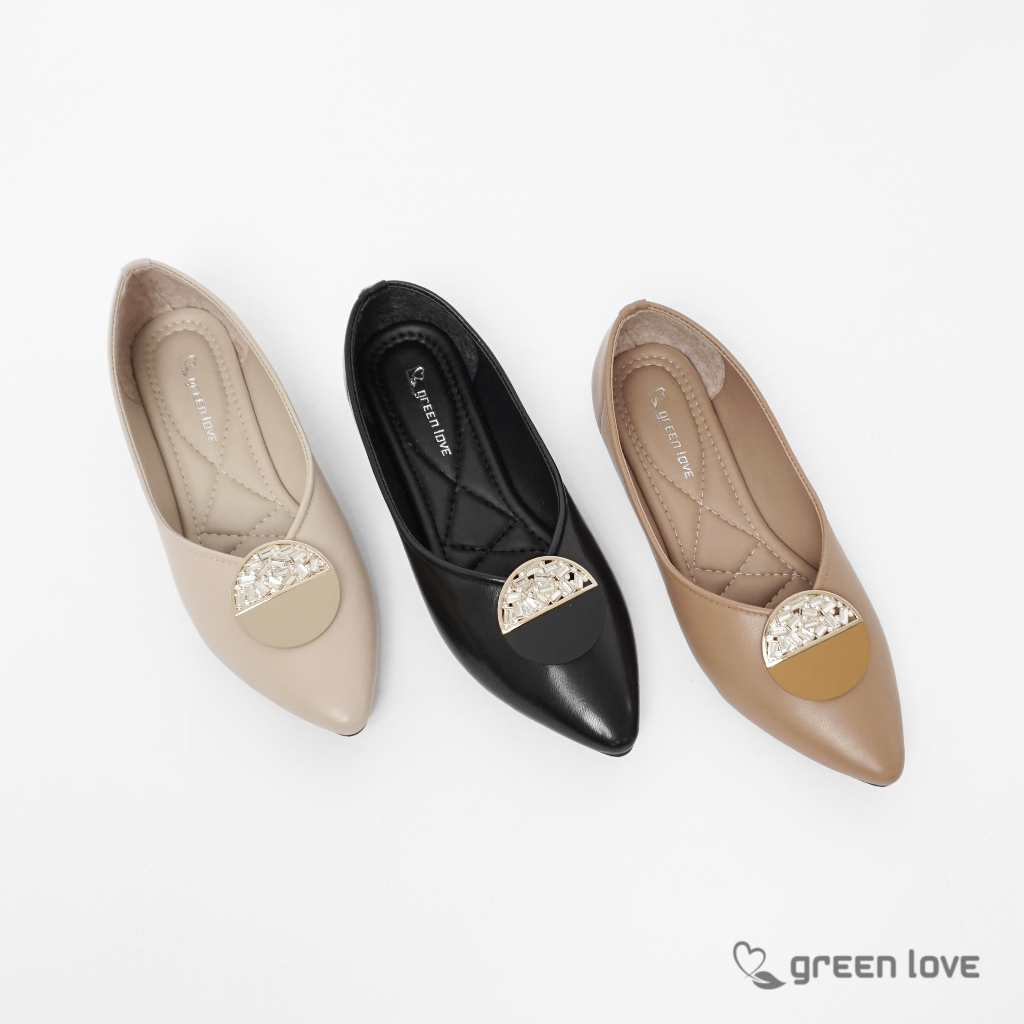 Green Love Sepatu Wanita Flat CLAIRE