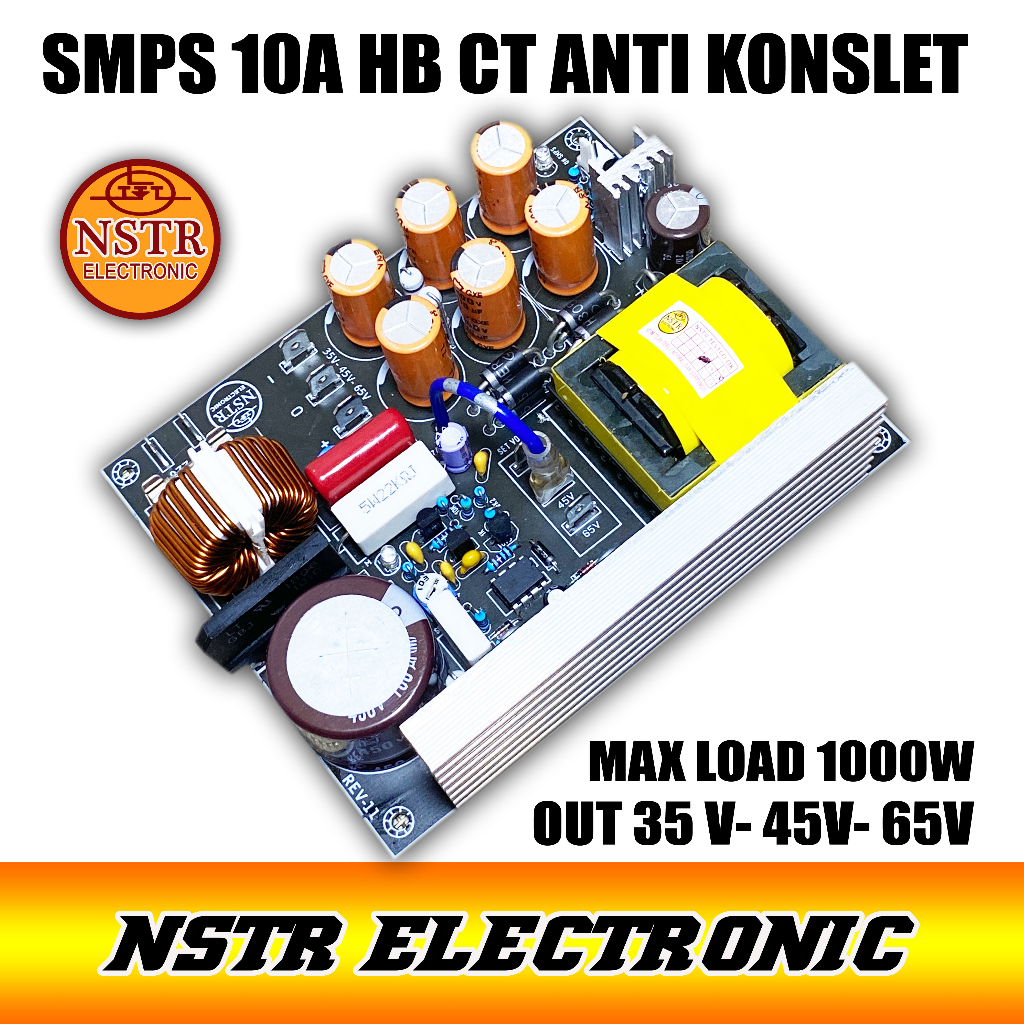 Smps 10A HB OUT 35v-45-65v anti konslet