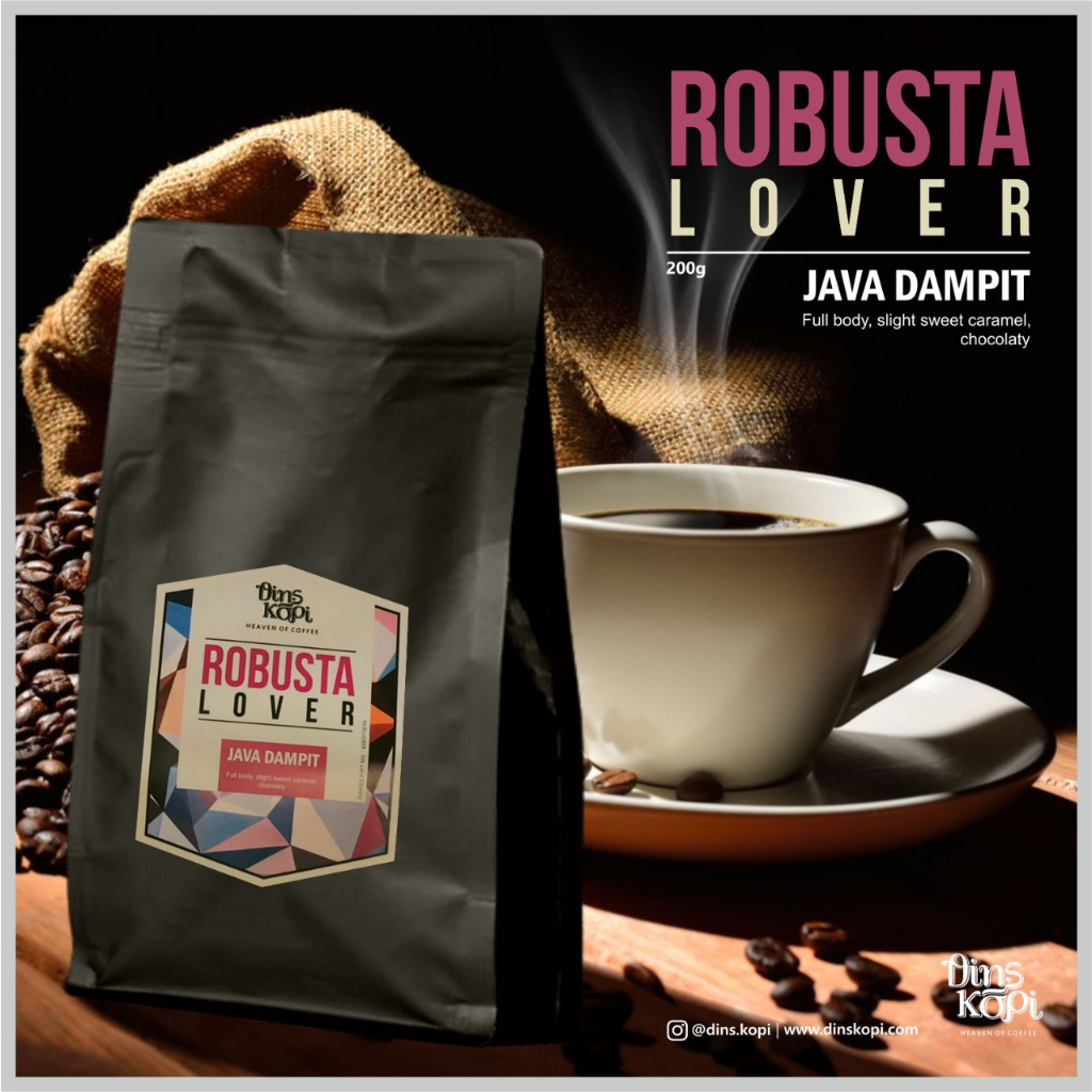 

Kopi Robusta JAVA DAMPIT Robusta Specialty Coffee Bubuk - Drip Bag