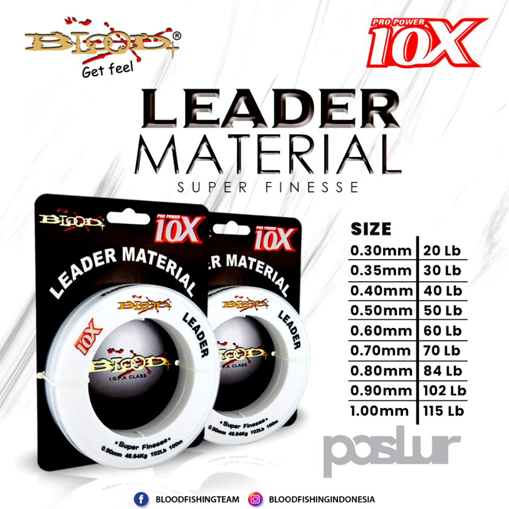 Leader BLOOD 10X FLUROCARBON