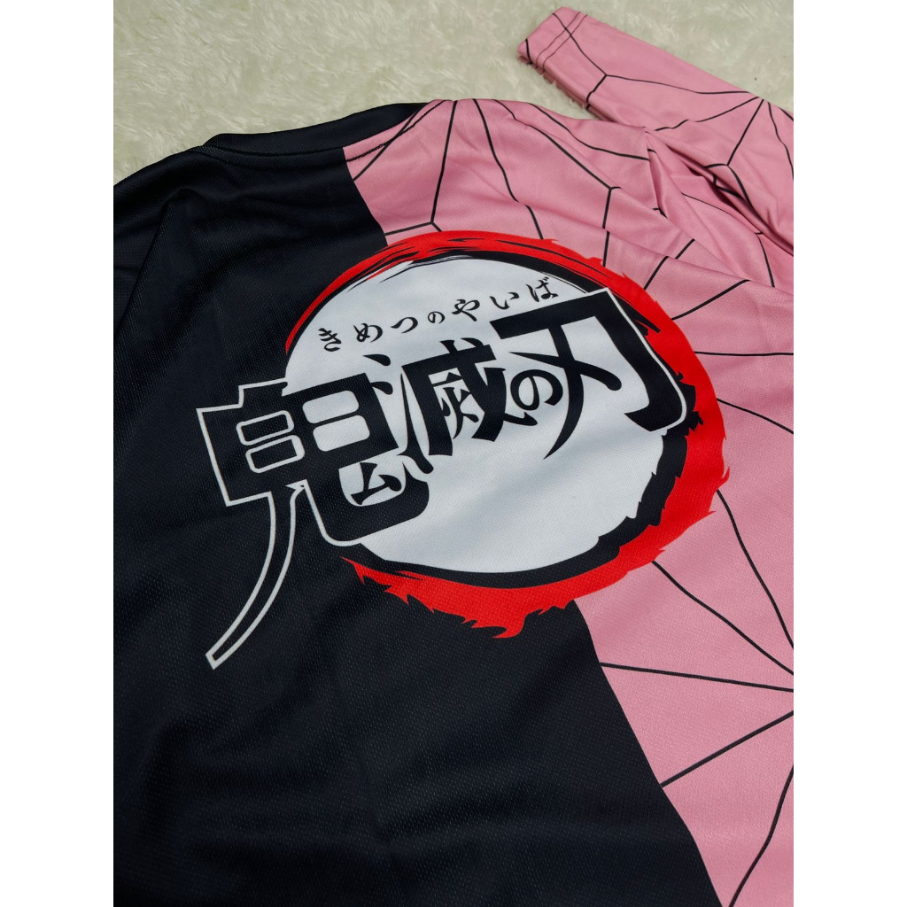 Longsleeve Nezuko Two Tone Fullprint Anime Manga Premium Unisex