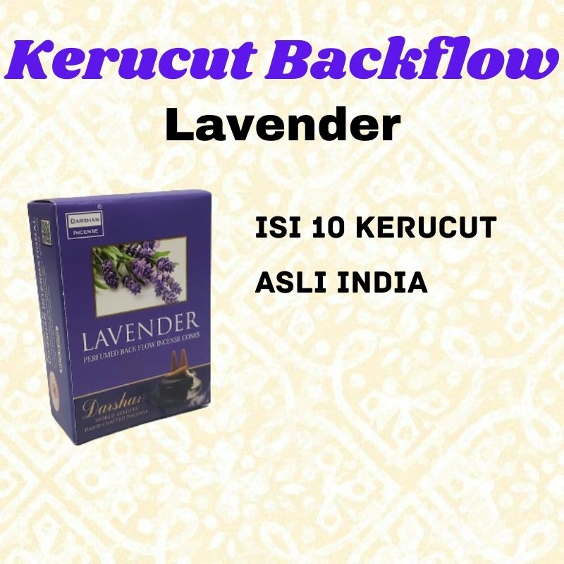 Dupa Kerucut Backflow Darshan Lavender Pack