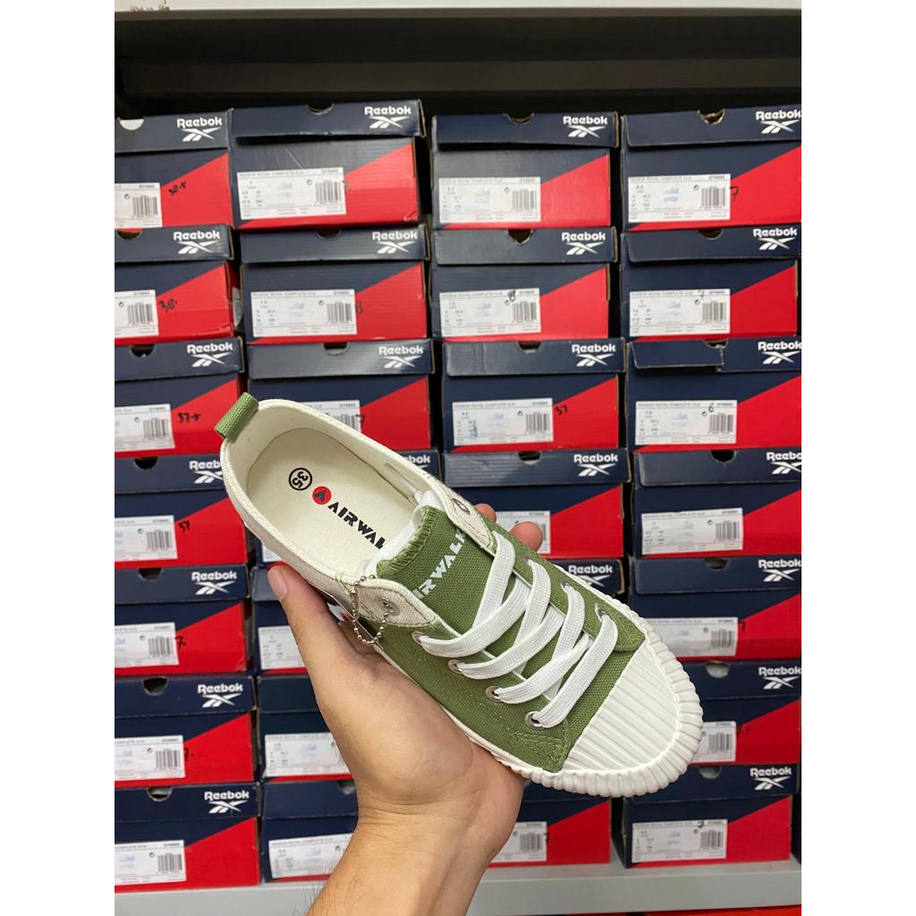 Sepatu anak Airwalk Sionna Jr White Green Kids Shoes Original