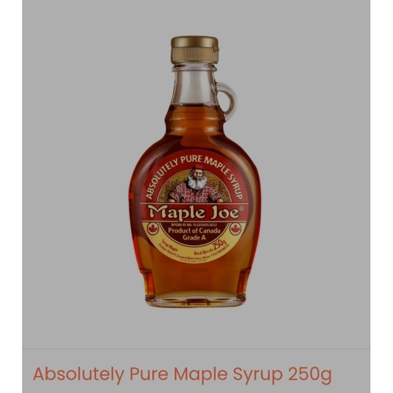 

absolutely pure maple syrup