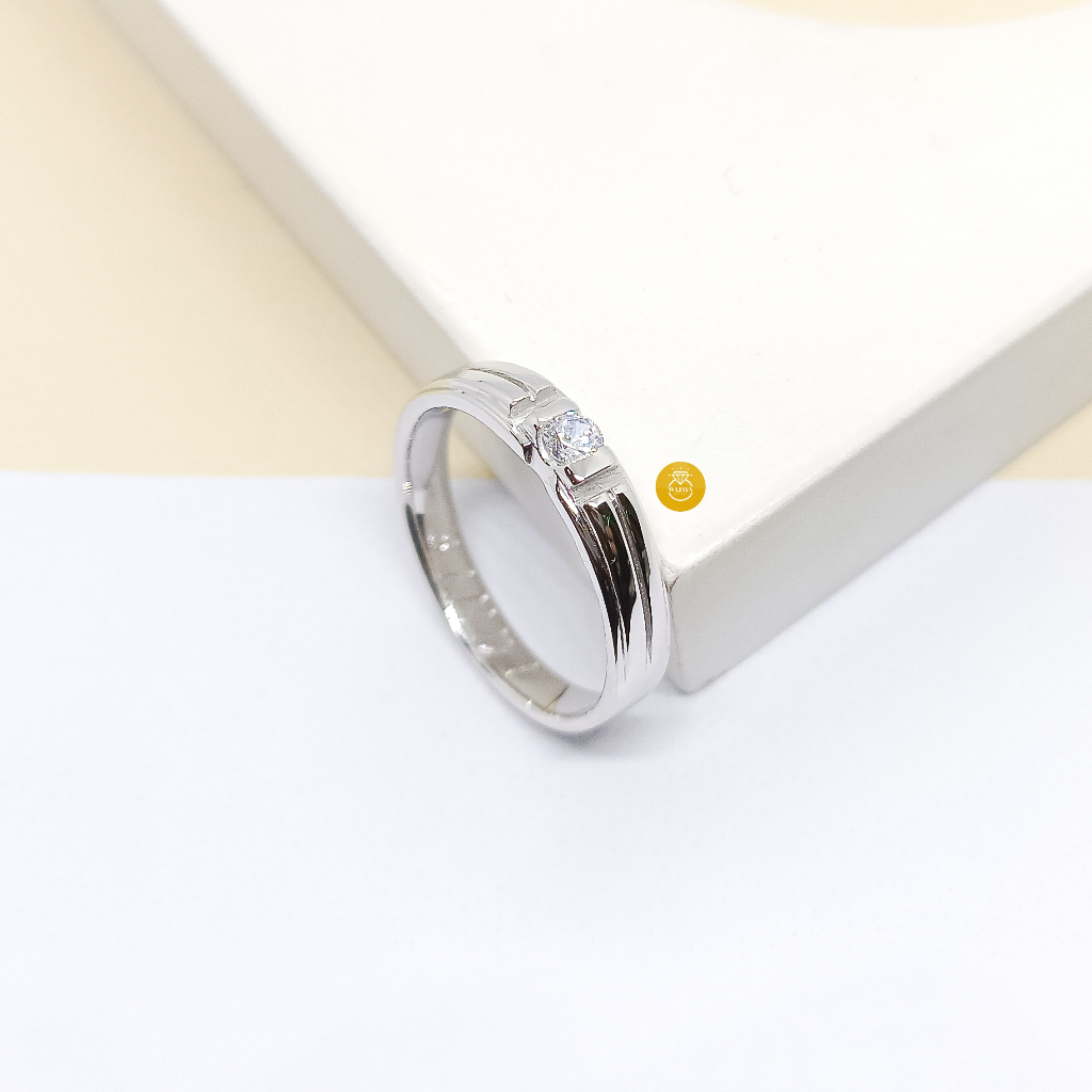 SINGLE RING CUSTOM BAHAN PERAK