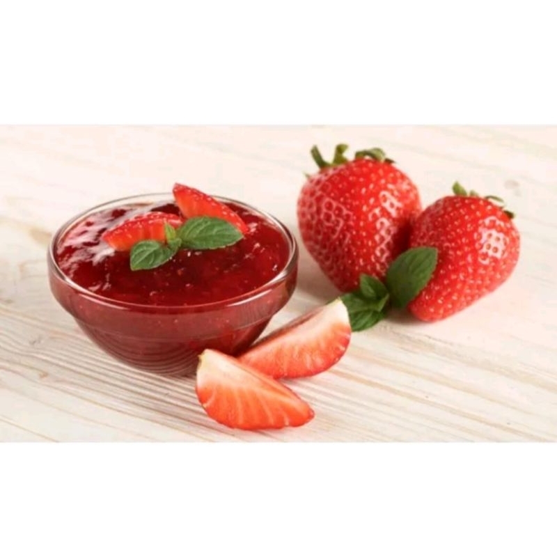 

SELAI STRAWBERRY / OLESAN SAUS SELE STROBERI MEREK CORNER 250GR 500GR