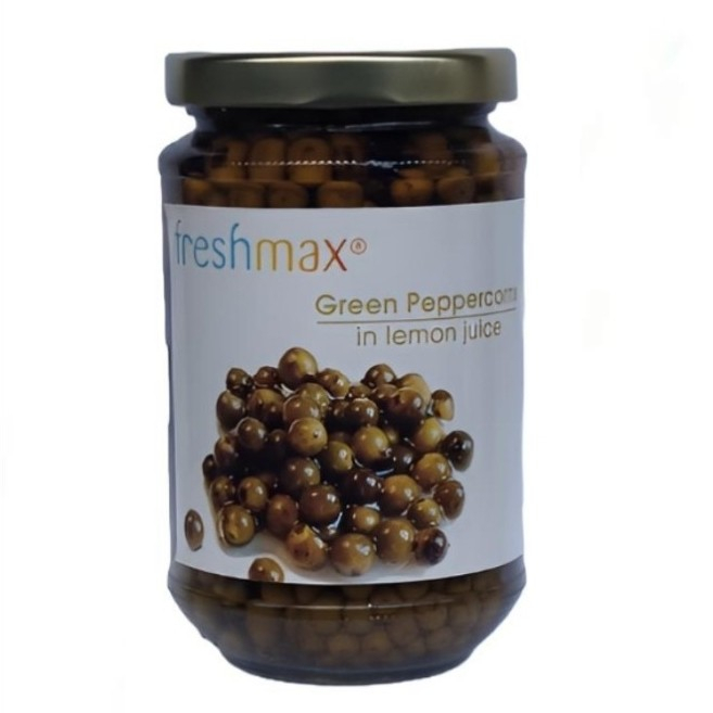 

Ready Stok - Freshmax 330ml green peppercorns pickled, lada hijau asli Bali