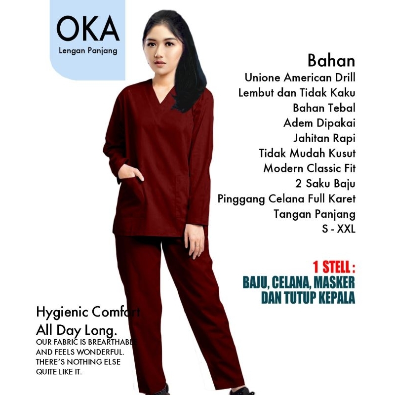 BAJU JAGA OKA DOKTER SUSTER PERAWAT