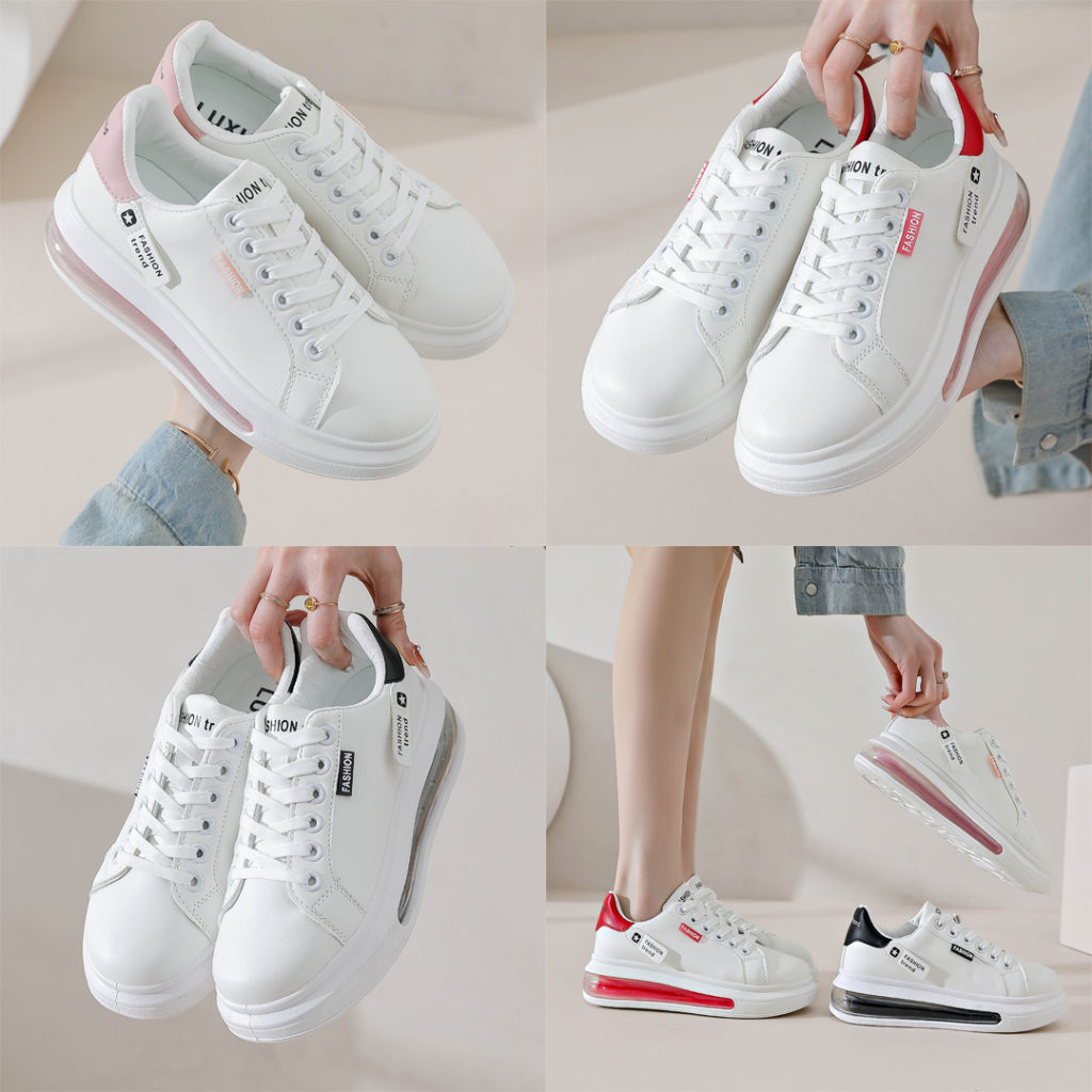 FREE  KOTAK SEPATU!!! SALE!!! Jasline Sepatu Wanita Sneakers Shoes FC SNP839 - R23 - A05