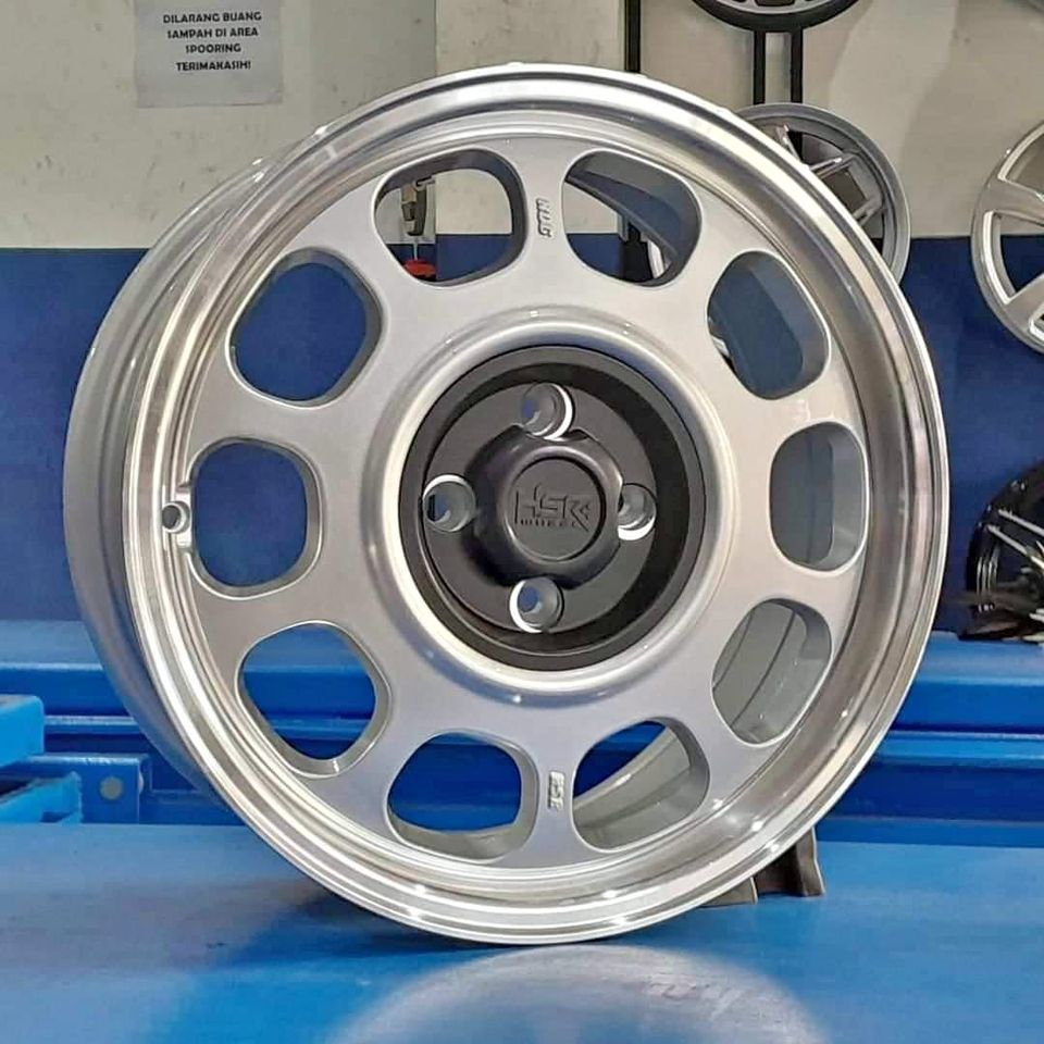 velg murah hsr KLG 9100 ring 16 pcd 4x100 mobil swift mobilio freed