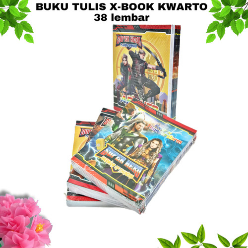 

Buku Tulis X-Book 38 (1 Pak Isi 10 Pcs)