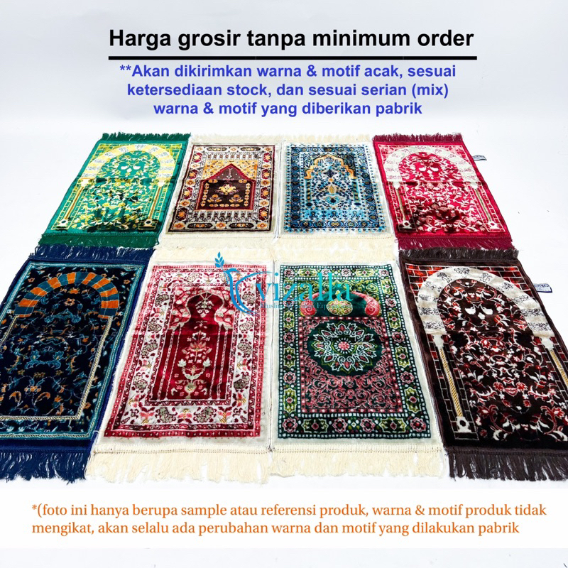 Sajadah Arbain Ultra Kecil/ 60*35 Sajadah Kepala / Grosir Sajadah