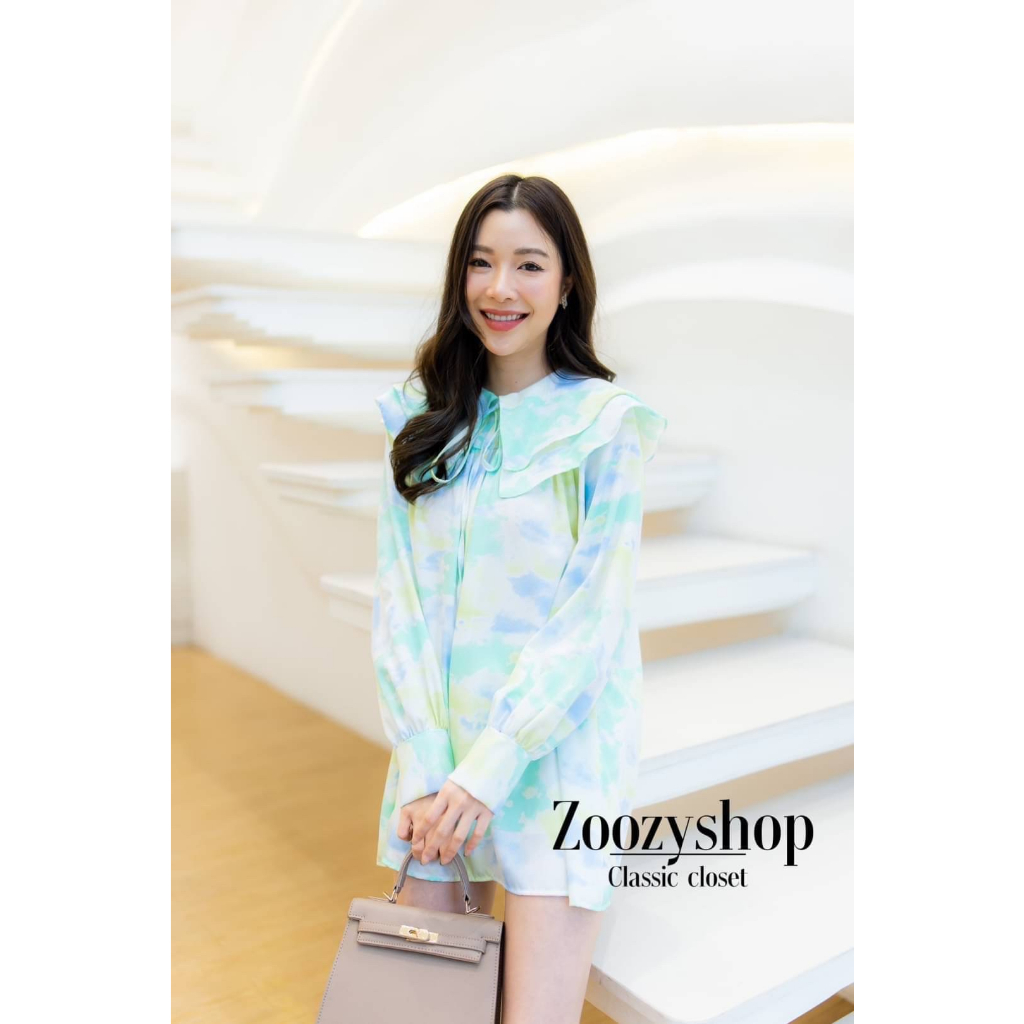 ATASAN WANITA TUNIK MINI DRESS ZOOZY ORIGINAL IMPORT BANGKOK FASHION Motif 119