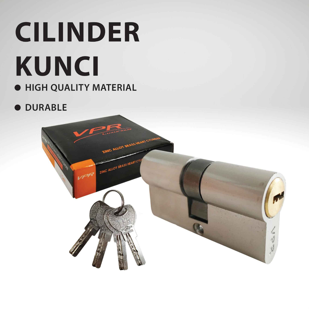 Kunci Pintu Besar* VPR Luxurious* Cylinder Pintu* Kunci 1 Set