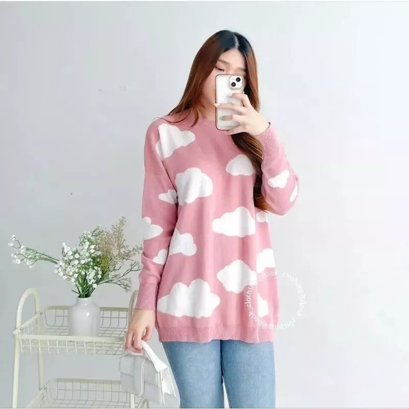 CLOUDY SWEATER AWAN OVERSIZE