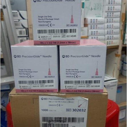 ⪼Needle BD 18/23/25/26/27/30 Jarum BD⇐