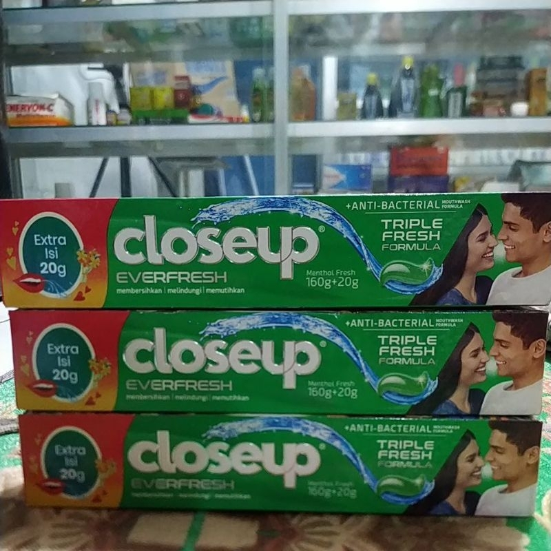 CLOSE UP PASTA GIGI MENTHOL 160G+20G