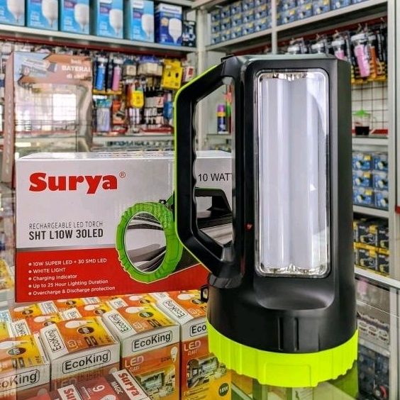 Senter emergency surya SHT 10 W 30 LED lampu darurat