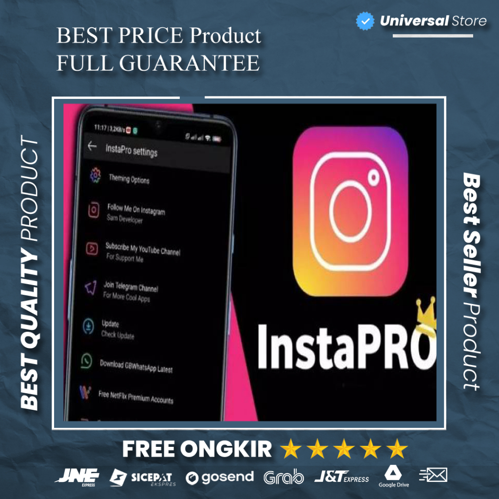Program Instagram Plus MOD IG Premium Lifetime Android VIP Mobile VIP PRO Fullpack APK No Ads Tanpa Iklan