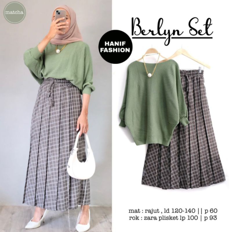 BERLYN SETELAN BAJU WANITA