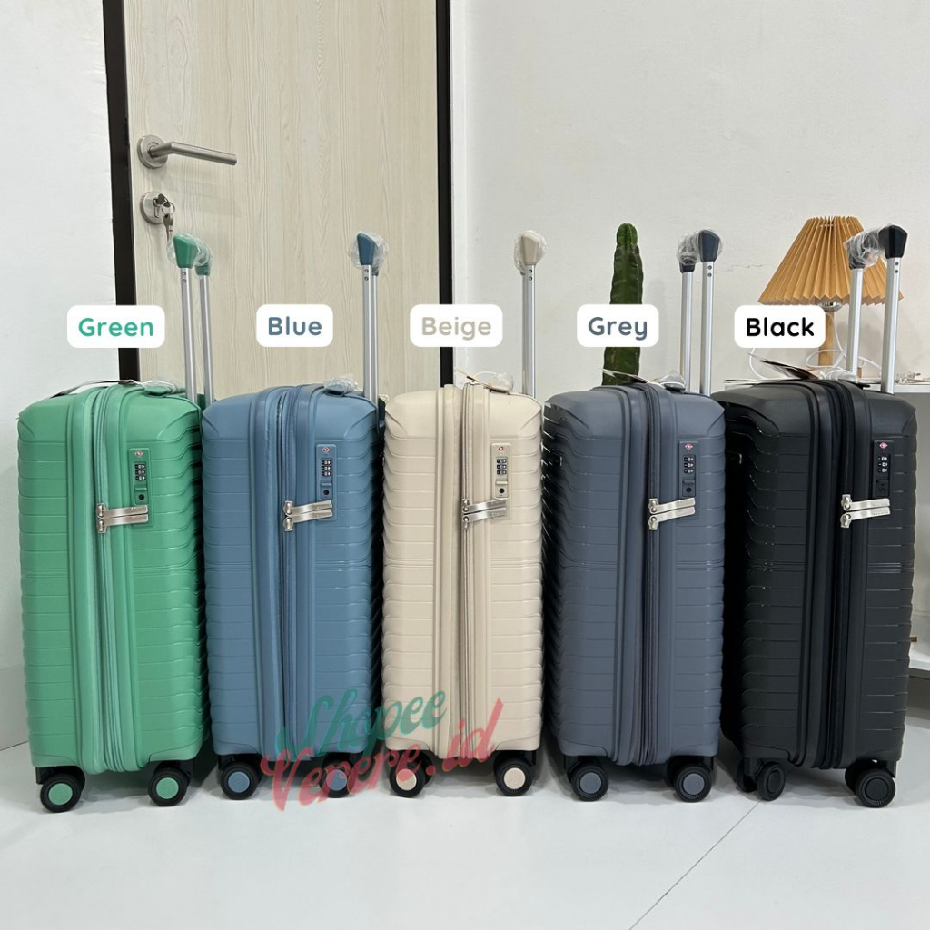 Koper Jumbo PRESIDENT Original 1920 Series Koper Cabin 20 24 dan Bagasi 28 Inch TSA Lock Double Zipper Anti Theft Expandable Suitcase Anti Pecah