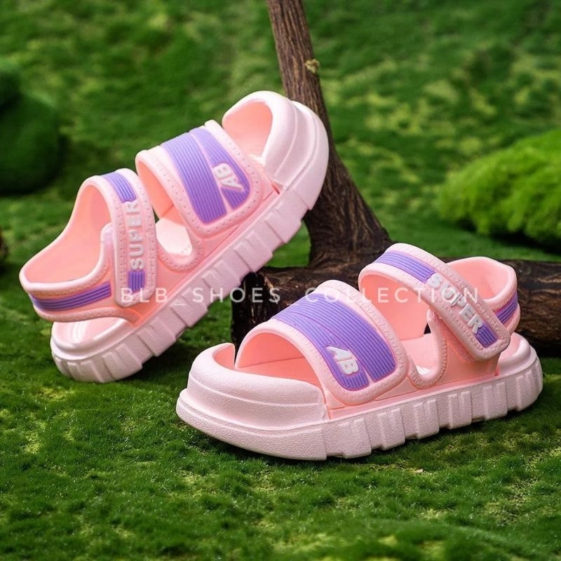 Sandal Anak Tali Belakang  Sandal Anak Unisek Sepatu Sandal Anak Cewek Cowok Sendal Anak Perempuan Sendal Anak Laki laki Sandal Karet Import Anak