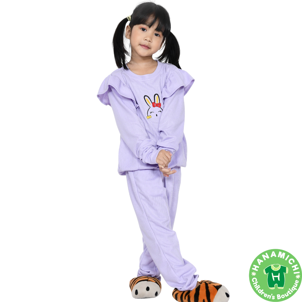 Hanamichi TAMI.PP Baju Setelan Anak Perempuan Lengan Panjang Premium