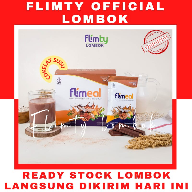 

Flimeal 1 Box Sarapan Sehat Rasa Cokelat Susu Tinggi Protein Original Official Resmi Lombok Mataram Bima Sumbawa NTB