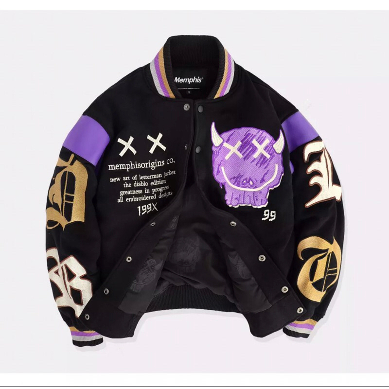 MEMPHISORIGINS - VARSITY - DIABLO - ORIGINAL 100% - BNIP