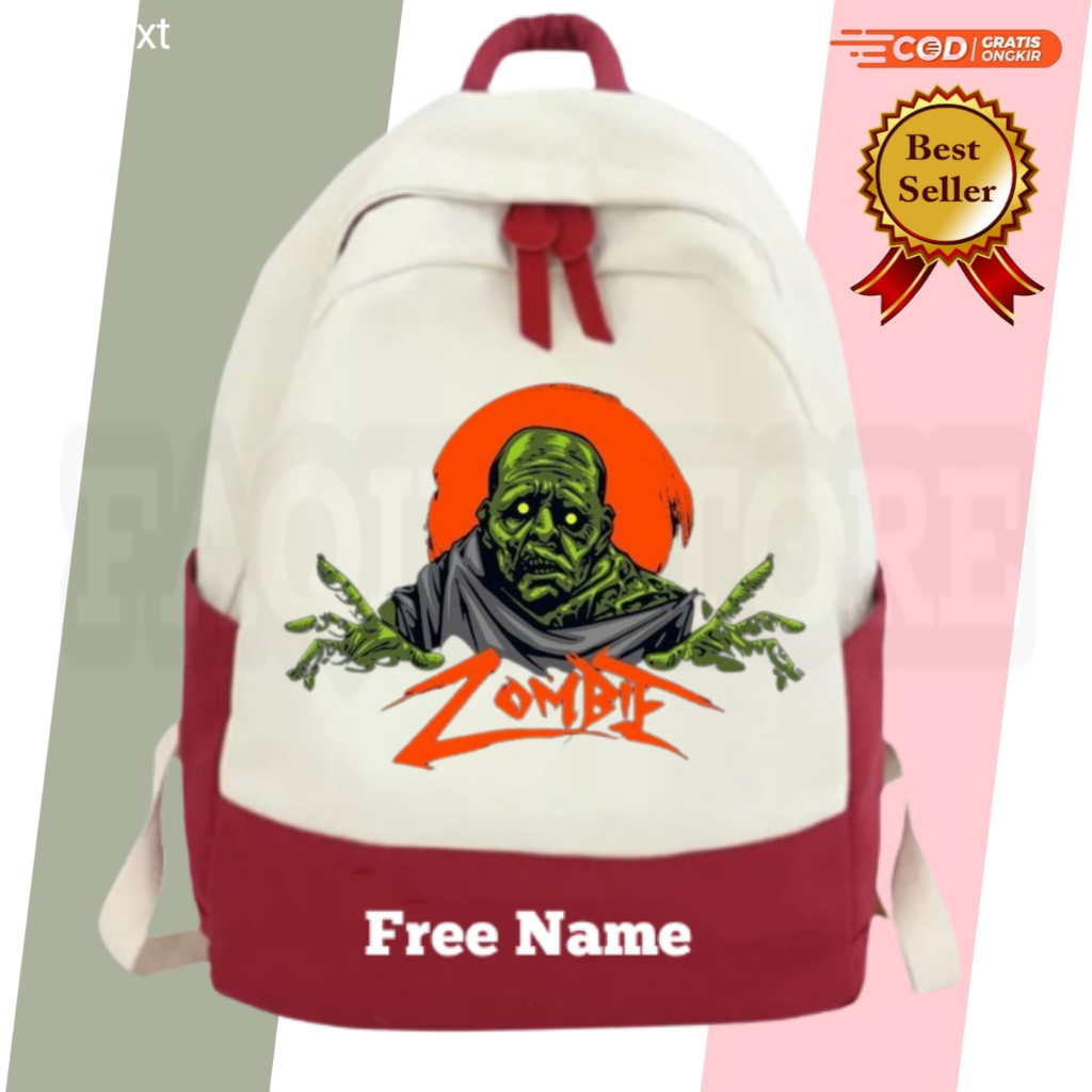 Terbaru Tas Ransel ZOMBIE, Tas Ransel anak sekolah zombie