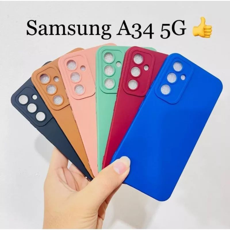 Casing Pro Camera Samsung A34 5g Samsung A54 5g A14 Samsung A14 5g Samsung A12 Samsung A13 Samsung A13 5g Samsung M12 Softcase Silikon Case Protection Kamera