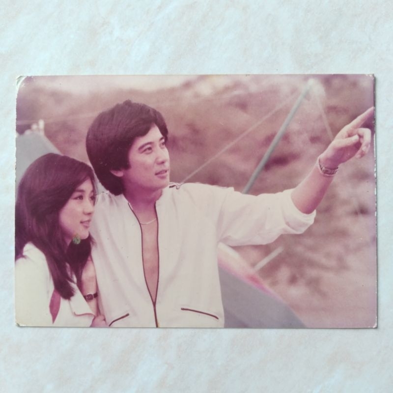 Foto Lawas Jadul Sepasang Artis Mandarin Hongkong 1975-1980 - YN294
