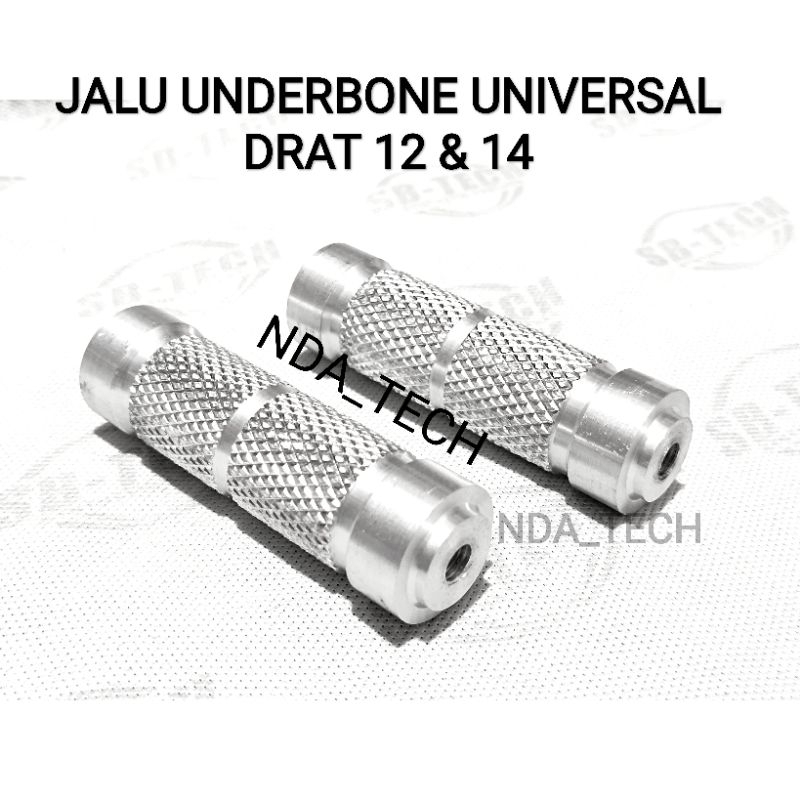 [BIGSALE] JALU STEP UNDERBONE MOTOR DRAT 12 DAN 14 JALU STEP PIJAKAN KAKI UNIVERSAL JALU STEP BONCEN