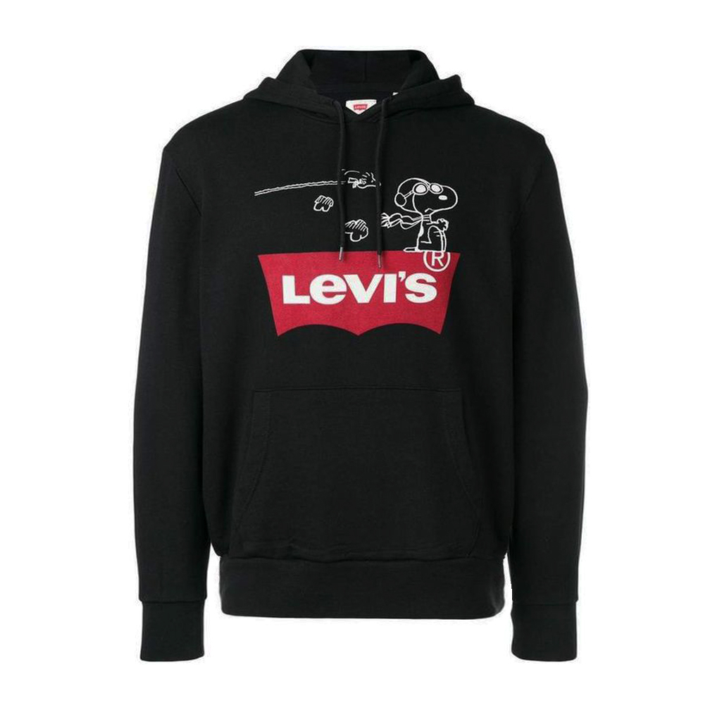 Sweatershirt Pria Hoodie Levis x Peanuts