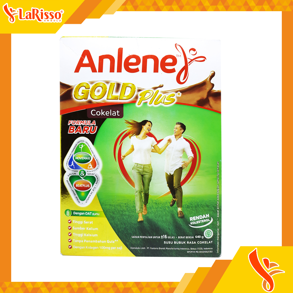 

ANLENE GOLD PLUS COKELAT SUSU BUBUK 640GR