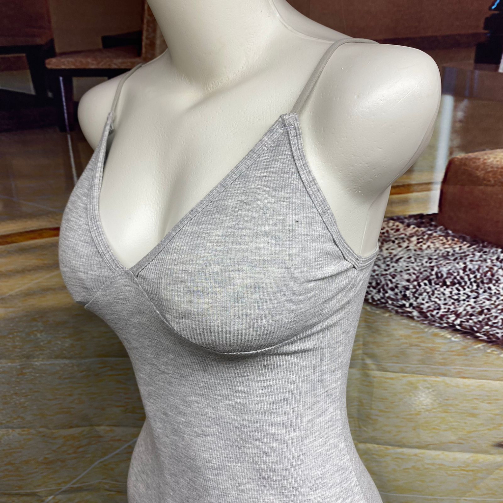 Tanktop bra 264#  Singlet Wanita  Pakaian Dalam Wanita Singlet Premium Kamisol Renda V Neck