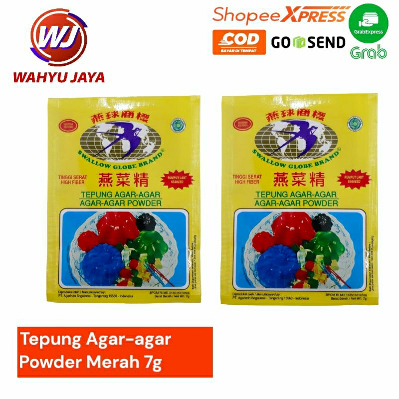 

Agar-Agar powder Merah 7g