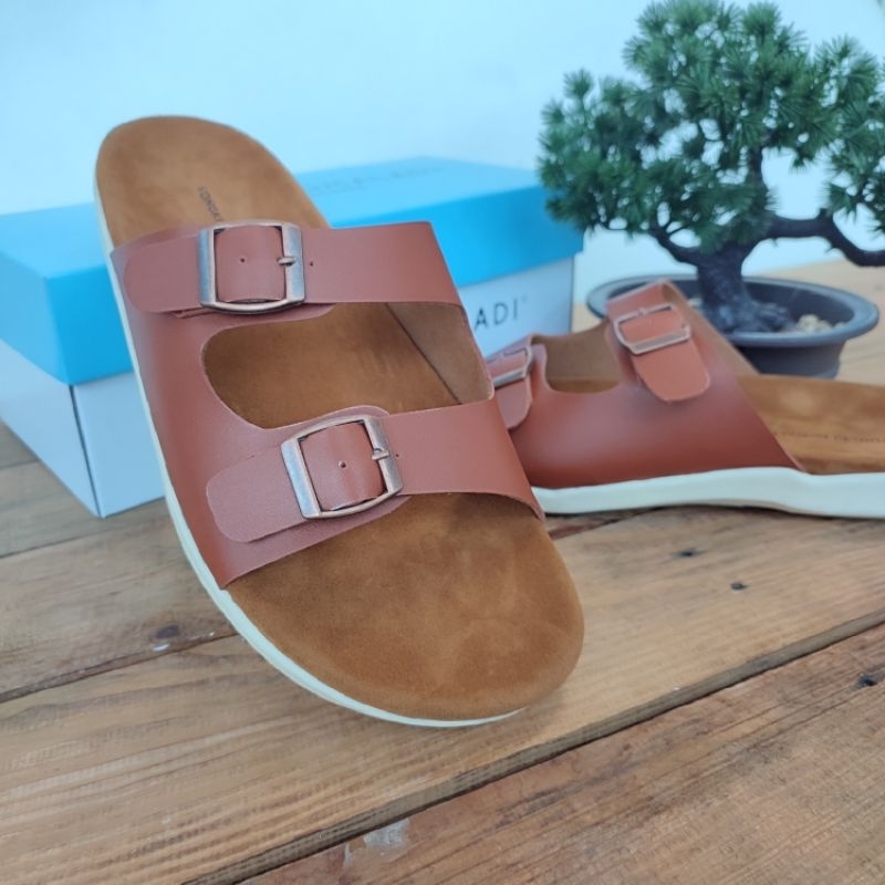 Sandal pria casual Yongki Komaladi kekinian//sendal slop pria distro