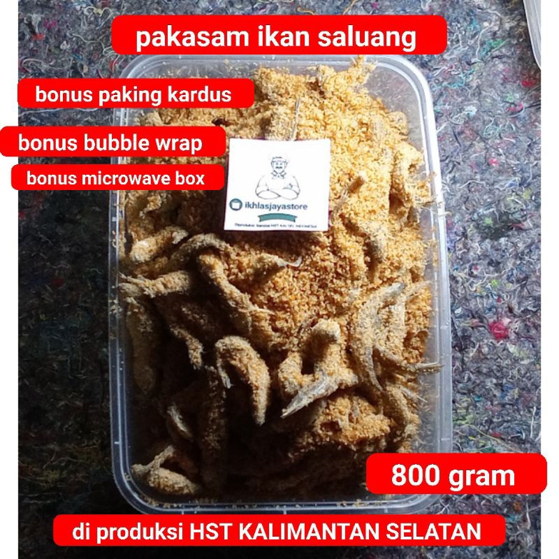 

ready COD 600 gram pakasam ikan saluang / wader prod. HST KALSEL