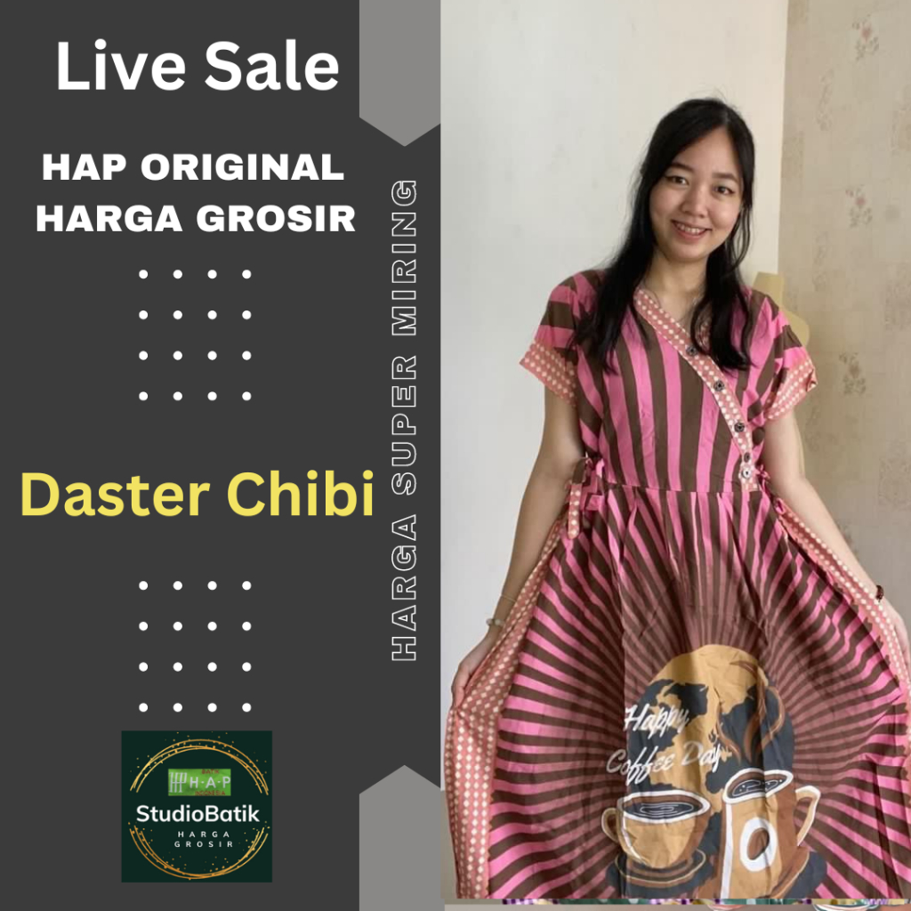 Daster Batik HAP Original Model Chibi Kimono Harga Grosir Langsung Pabrik StudioBatik.HAP