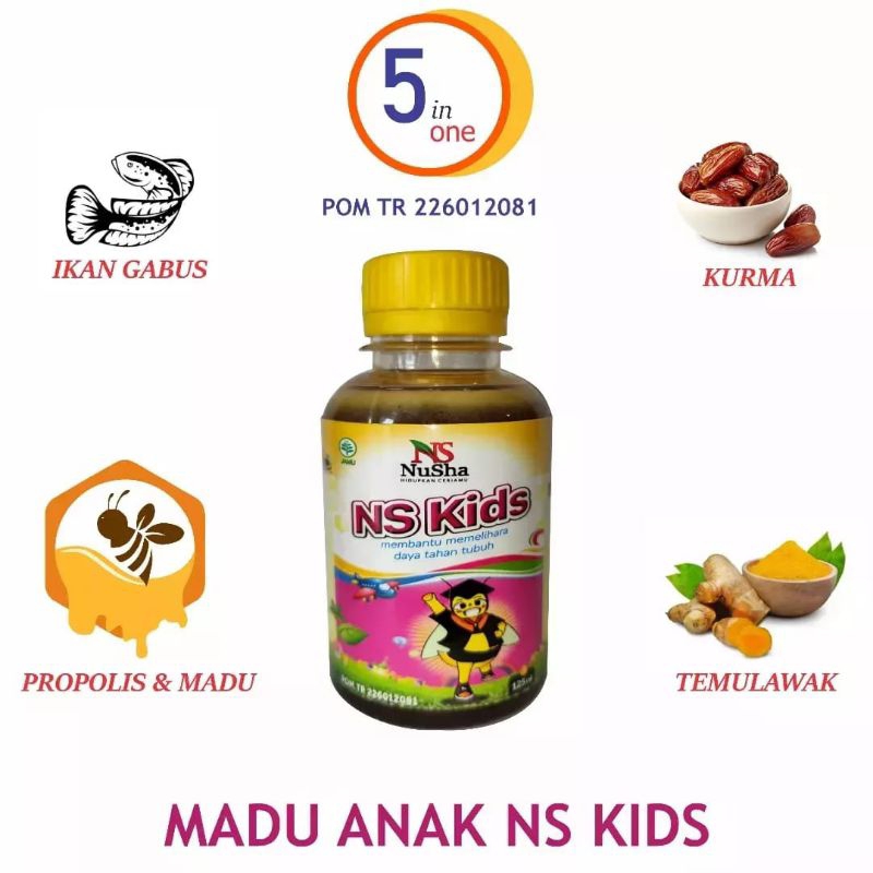 

madu ns kids madu anak pilihan ibu