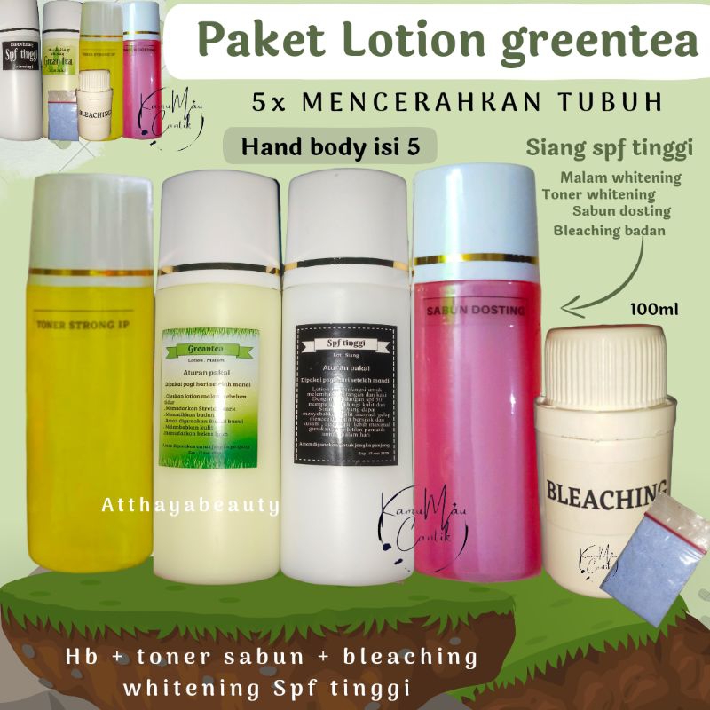 HAND BODY LOTION DOSTING GREENTEA SPF TINGGI WHITENING