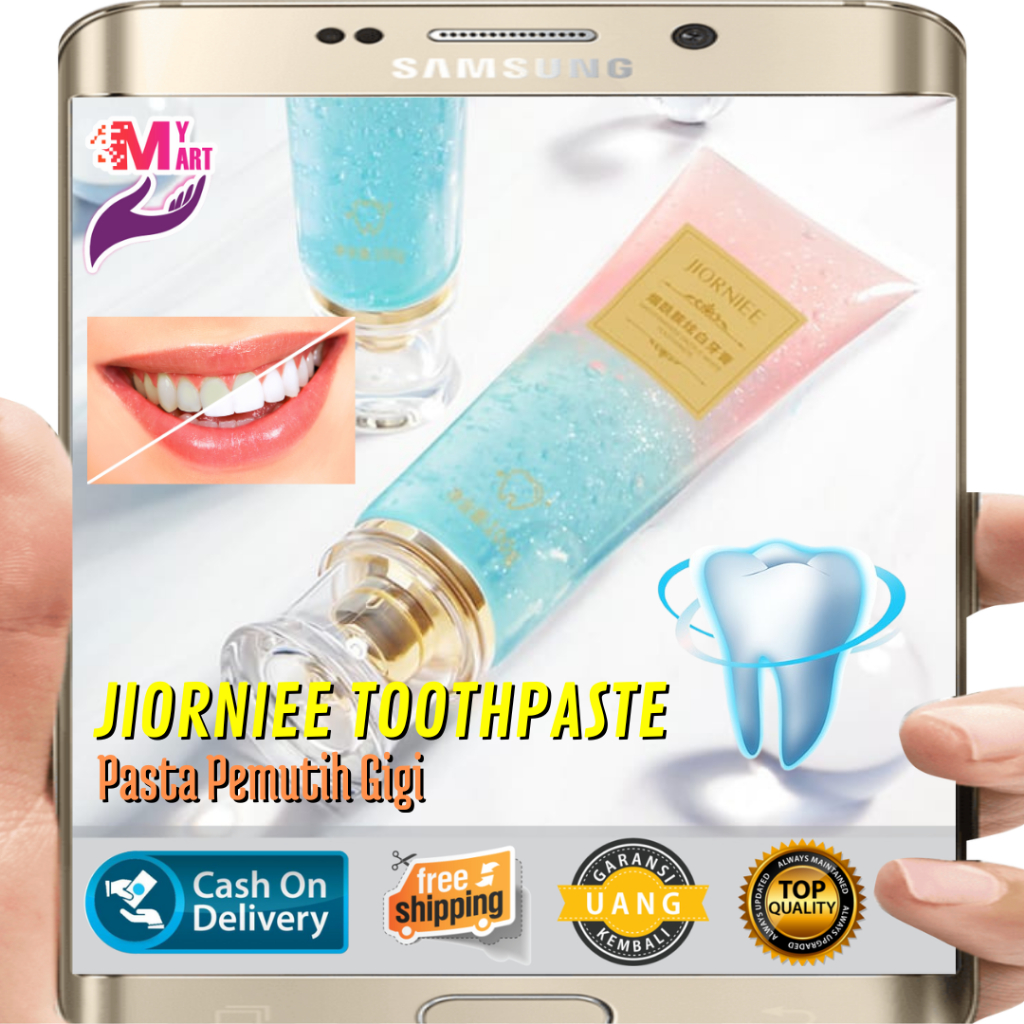 JIORNIEE Pasta Gigi 100g - Odol Pemutih Gigi 100g - Pembersih Karang Gigi - Whitening Toothpaste