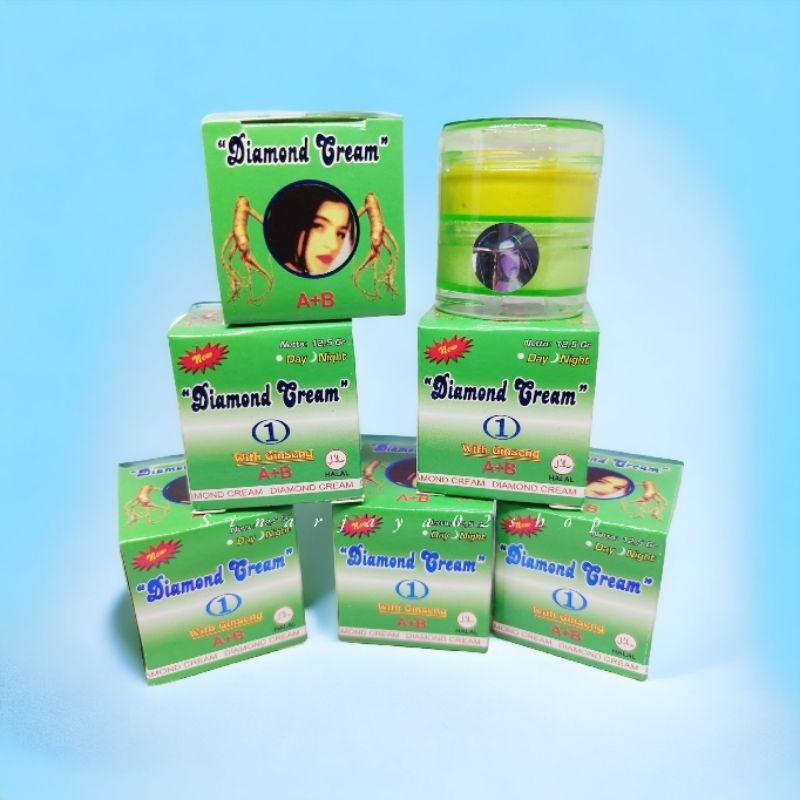 Cream Diamon Susun Siang Malam With Gingseng A + B Original